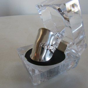 Spoon Ring size 6 Sterling silver - Hand Made- Beautiful *